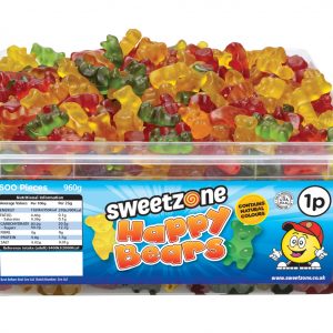 Sweetzone Happy Bears x 600 per Tube