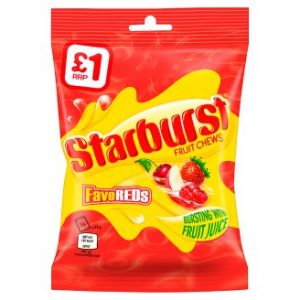 Starburst Fruit Chews Fave Reds