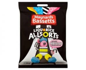 Maynards Bassetts Liquorice Allsorts Sweets Bag 165g x 12 Bags ...