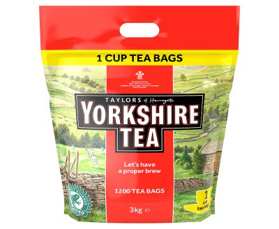 Taylors of Harrogate Yorkshire Tea 1200 Tea Bags 3kg - Rainford