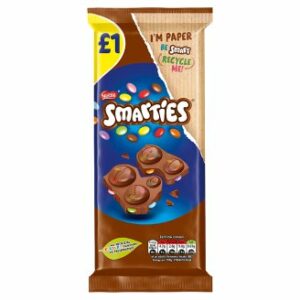 Smarties Milk Chocolate Sharing Block 90g £1