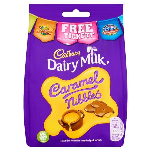 Cadbury Dairy Milk £1 Caramel Nibbles Bag
