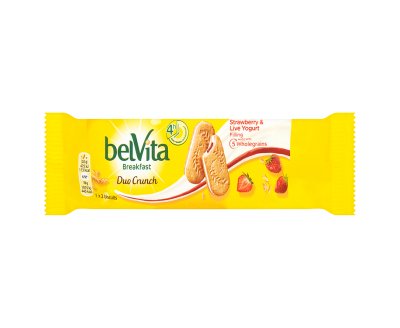 Belvita Breakfast Duo Crunch Strawberry & Live Yogurt