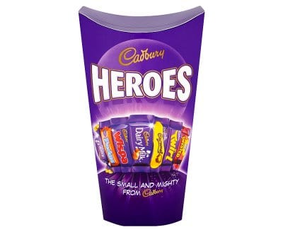 Cadbury Heroes Chocolate Carton