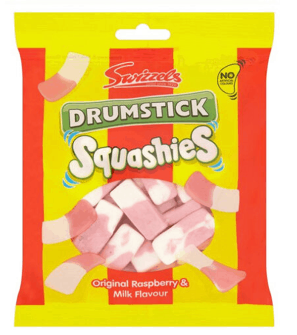 Swizzels Drumstick Squashies Raspberry & Milk Flavour