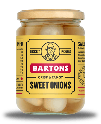 Barton's Sweet Pickled Onions 340g
