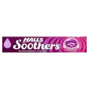 Halls Soothers Blackcurrant with Real Blackcurrant Juice 45g
