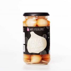 Mrs Pickle Pot - Pickled Onions with Garlic