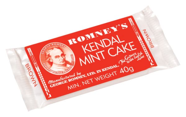 Romneys Kendal Mint Cake 40g MINI Brown Bars