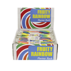 Fruity Rainbow Rock Sticks